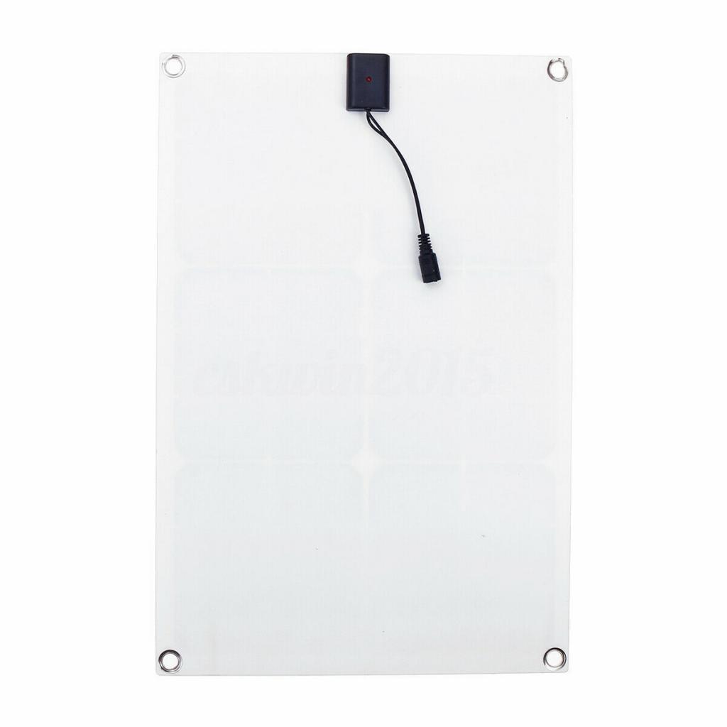 20W Flexible Solar Panel  10A Solar Charge Controller with   Clip