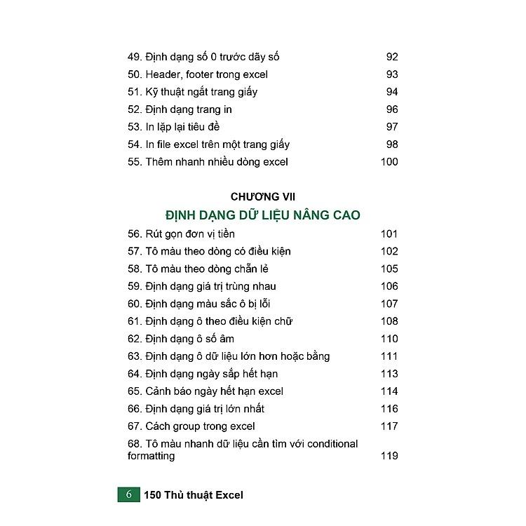 150 Thủ Thuật Excel - Ứng Dụng Văn Phòng