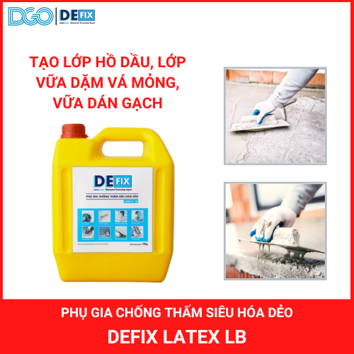 Phụ gia chống thấm siêu hóa dẻo DEFIX LATEX B