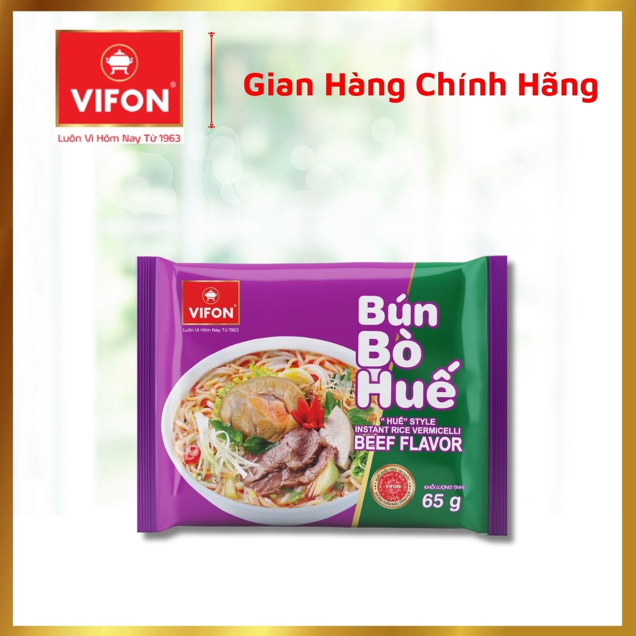 Thùng 30 Bún Bò Huế VIFON (65g / Gói)