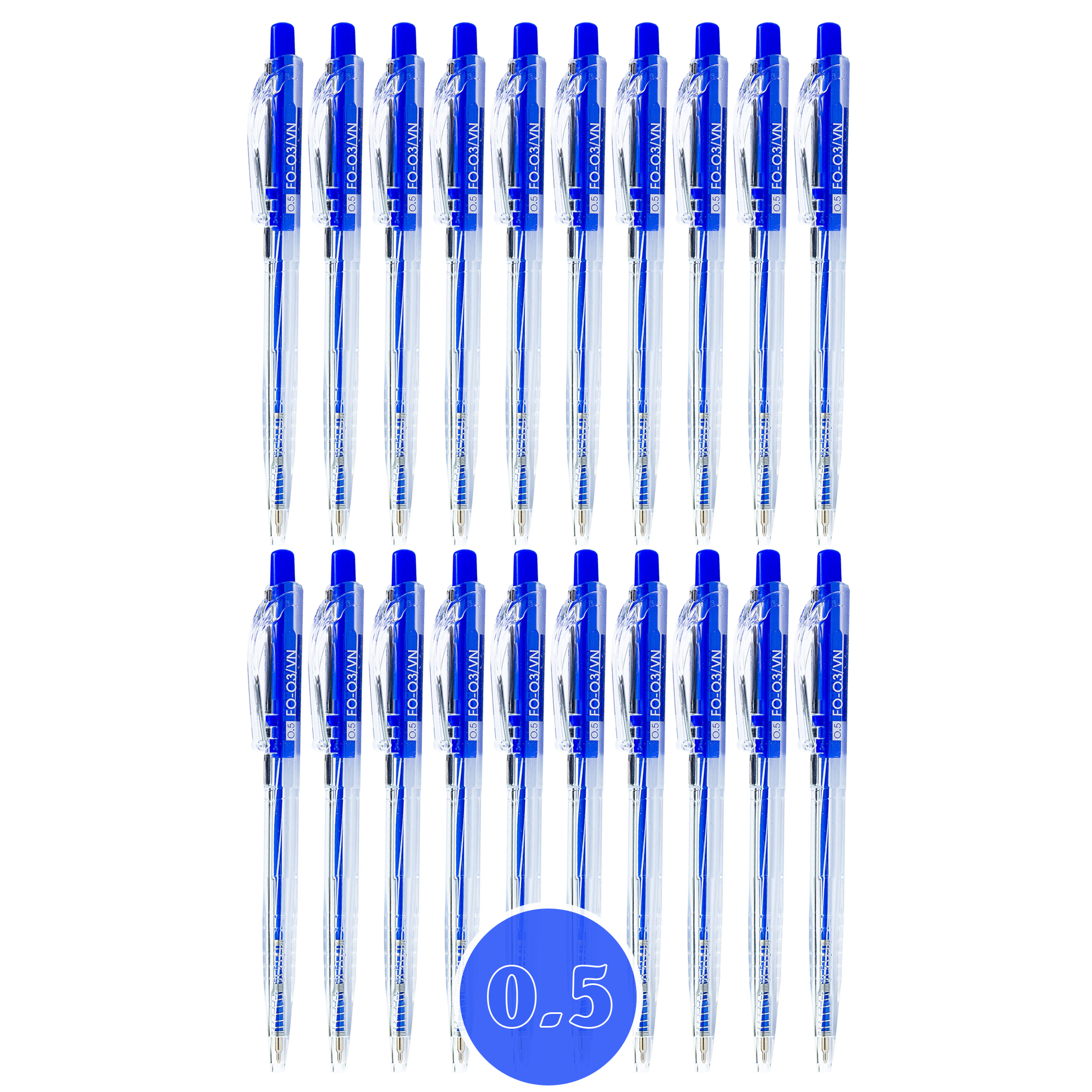 Combo 20 Bút Bi Flexoffice Fo - 03 - Xanh - Combo 20