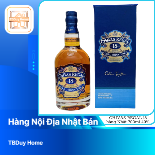 Rượu CHIVAS REGAL 18 YEARS 700ml hàng nội địa Nhật Bản