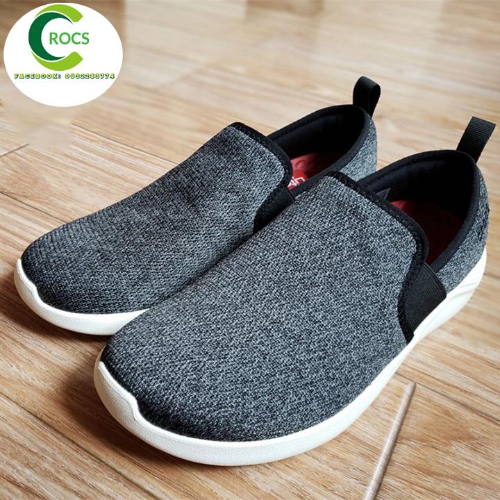 Giày vải chống hôi chân Literide Slip on cho nam màu đen