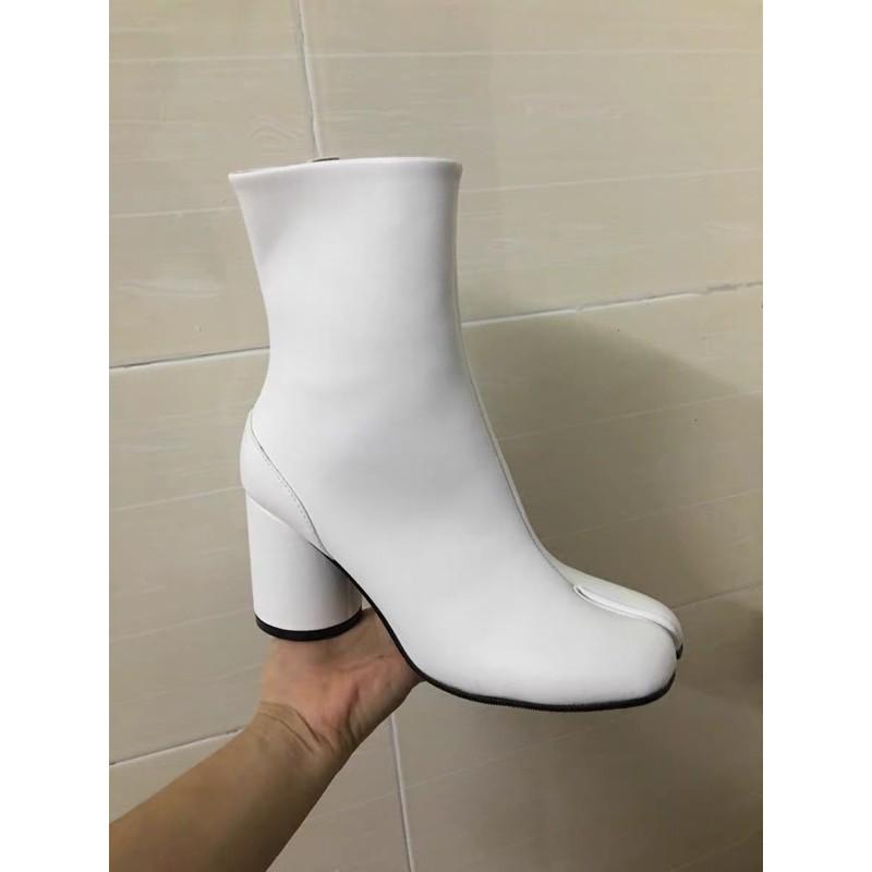 Boots cao gót móng heo maison margie ( ảnh thật sau
