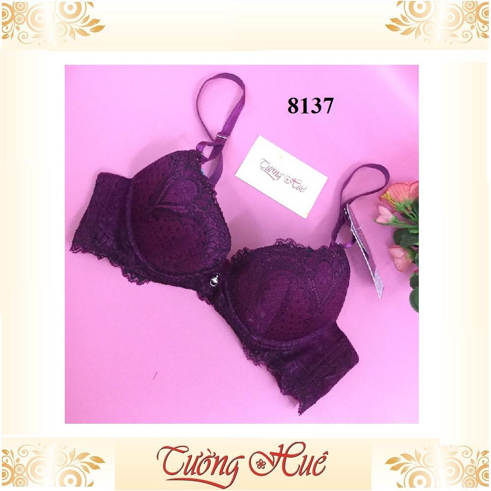 Áo lót nữ annie Bra 8137 áo ngực ren nâng vừa.