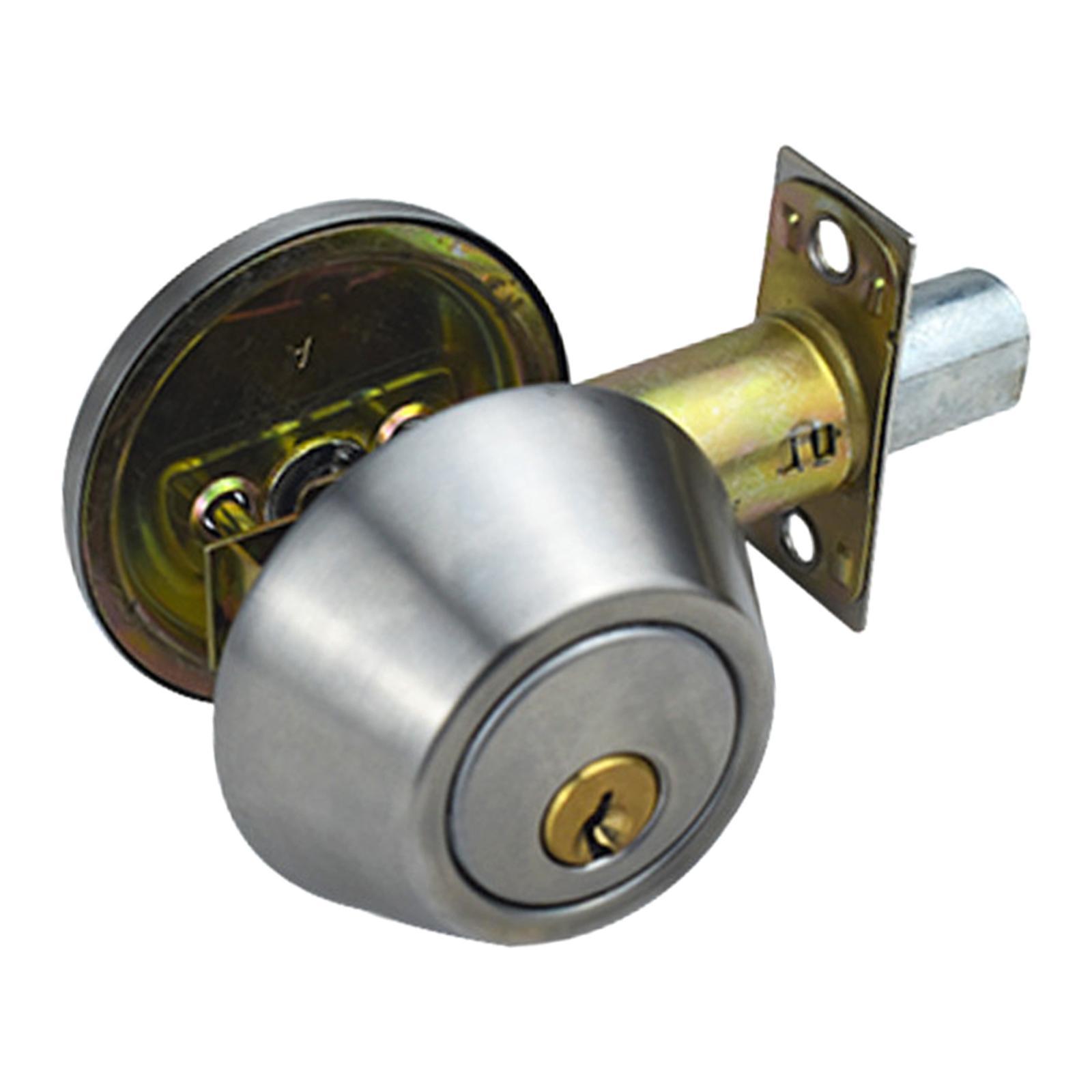 Door Lock with Keys Double Cylinder Contemporary for Outside Front Door