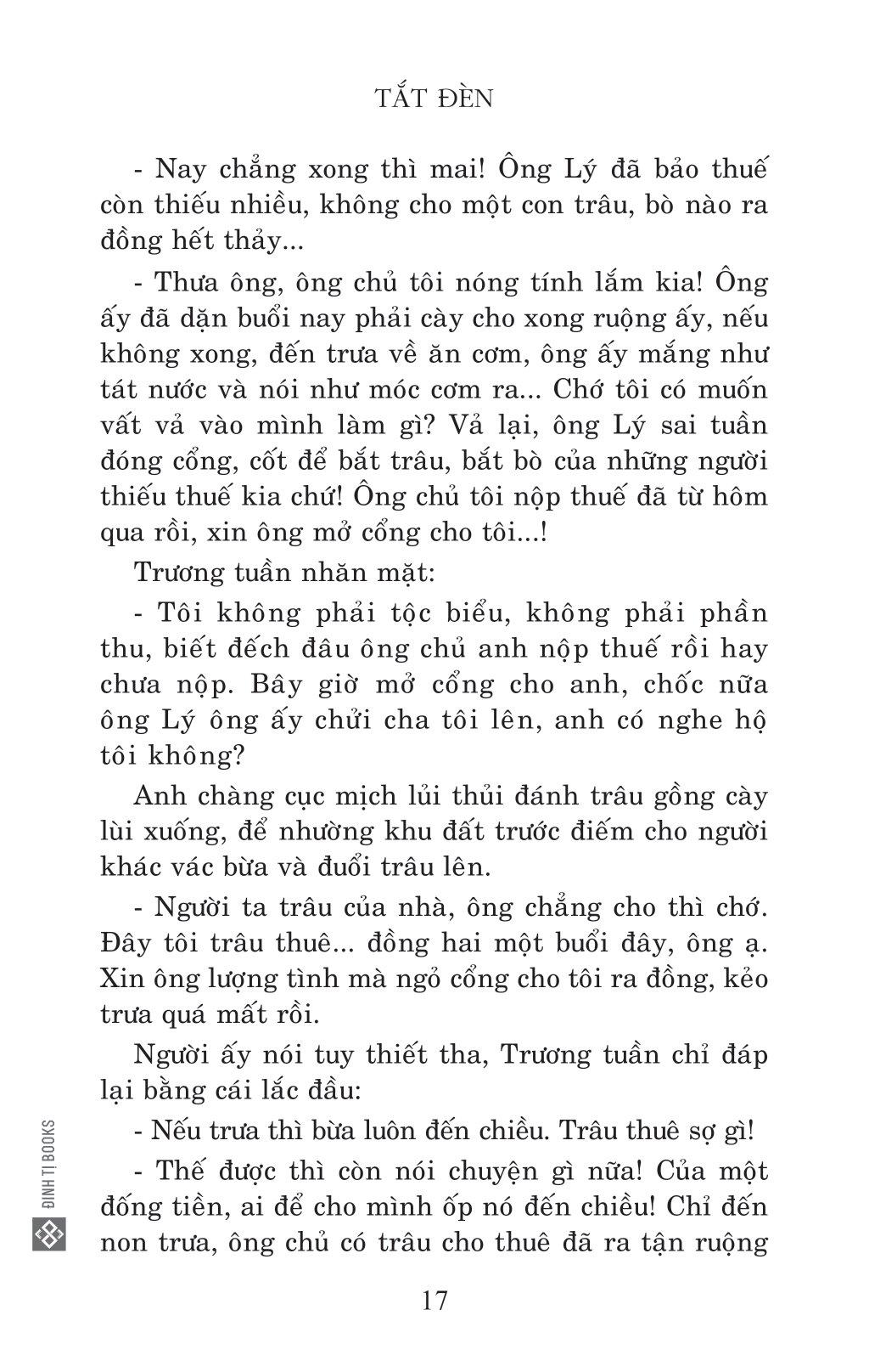 Tắt Đèn (Tái Bản 2024)
