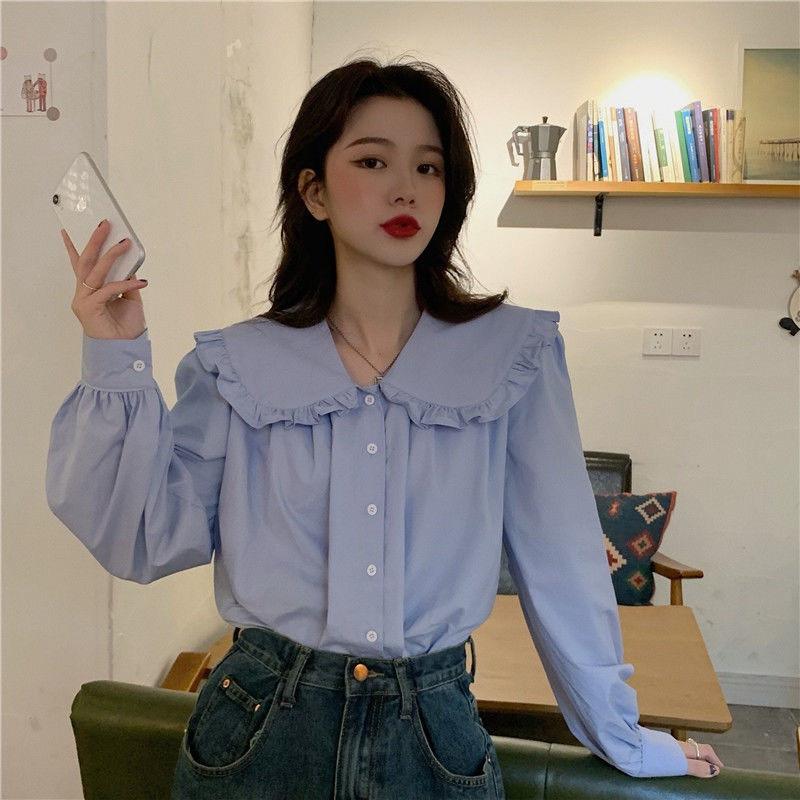 Áo sơ mi cổ bèo, Áo sơ mi dài tay đi học đi làm