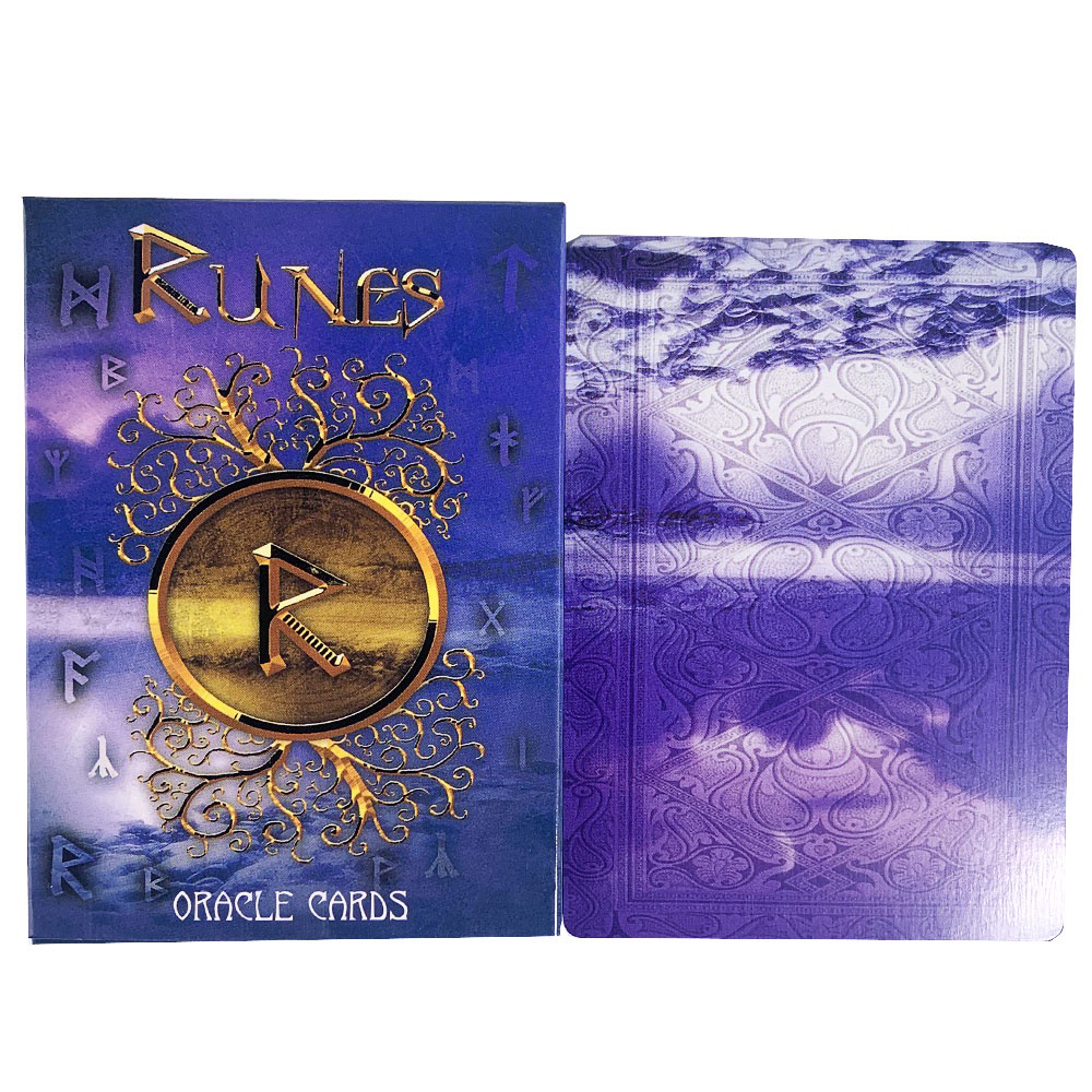 Bộ Bài Runes Oracle Cards Công Cụ Tiên Tri Thiêng Liêng 24 Lá Bài