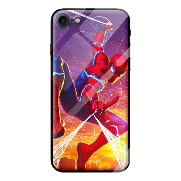 Ốp lưng kính cường lực cho iPhone 7 siêu nhân 202 - Hàng chính hãng