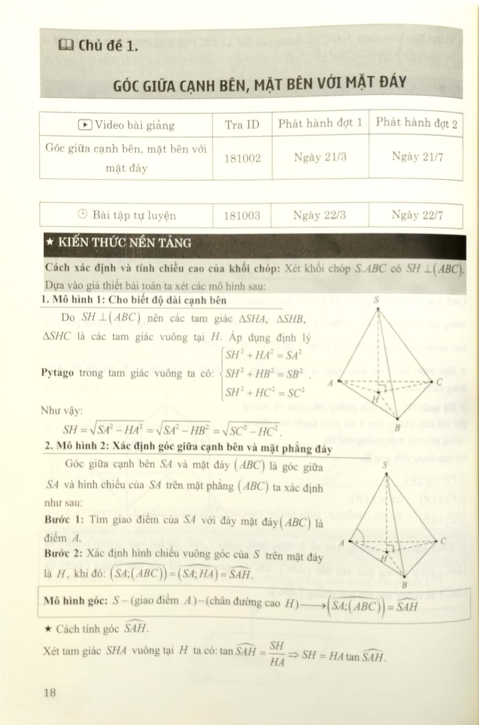 Tự Học Toán Học - Tập 1: Hình Không Gian (Tái Bản)