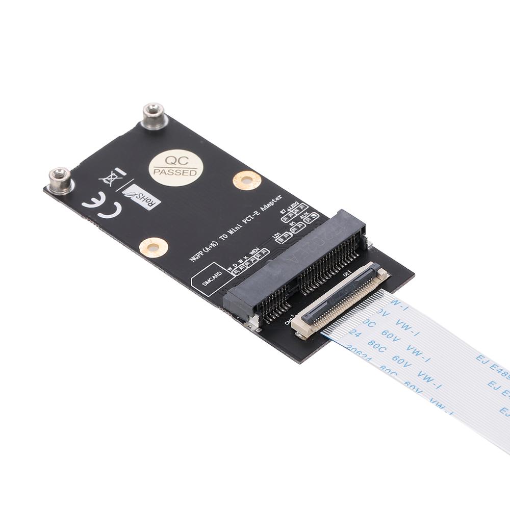 Bộ chuyển đổi bảng mạch cho Card mạng cỡ nửa & cỡ đầy đủ NGFF A + E đến Mini PCI-E