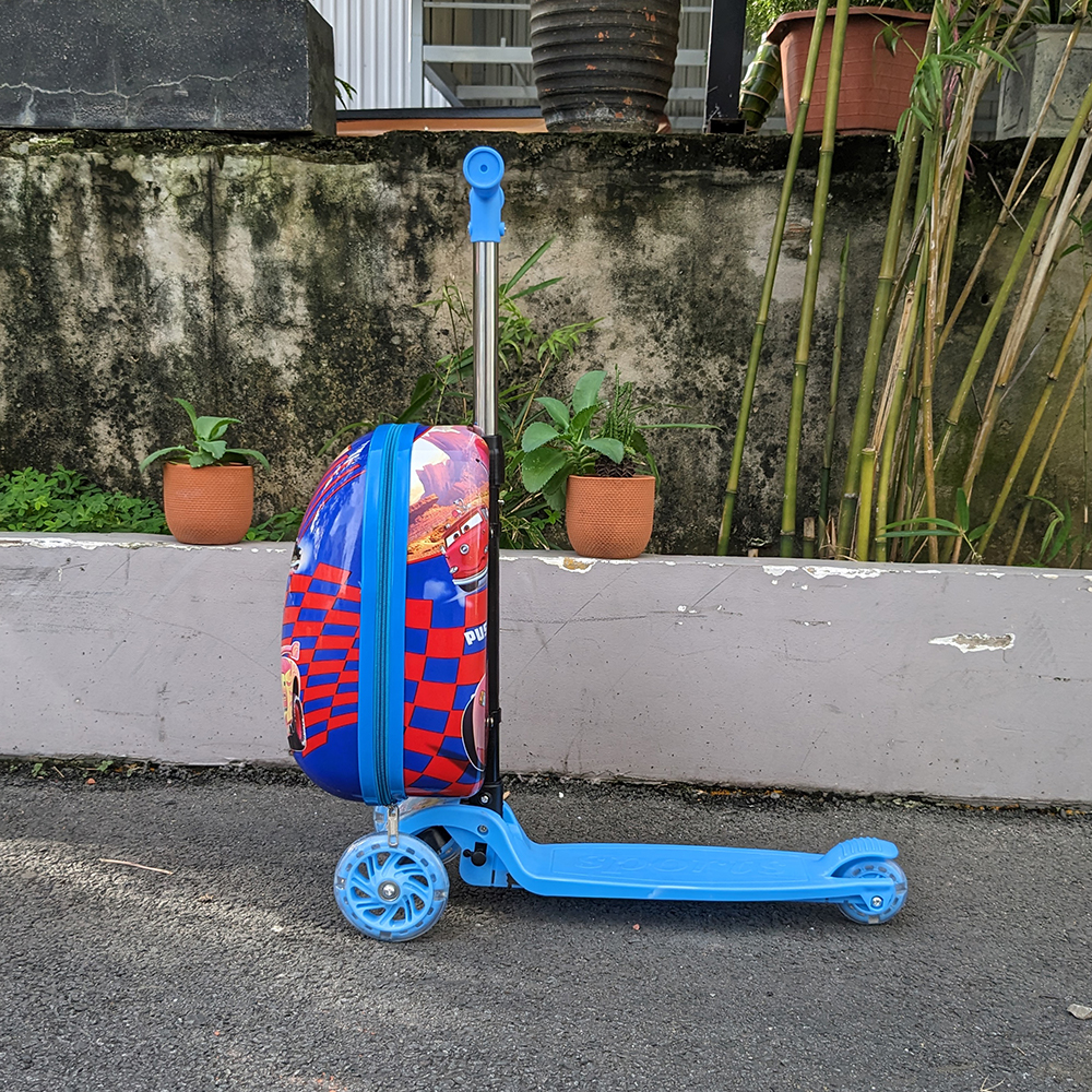 Xe trượt Scooter kèm vali kéo 2 trong 1 cho bé BABY PLAZA SW-118