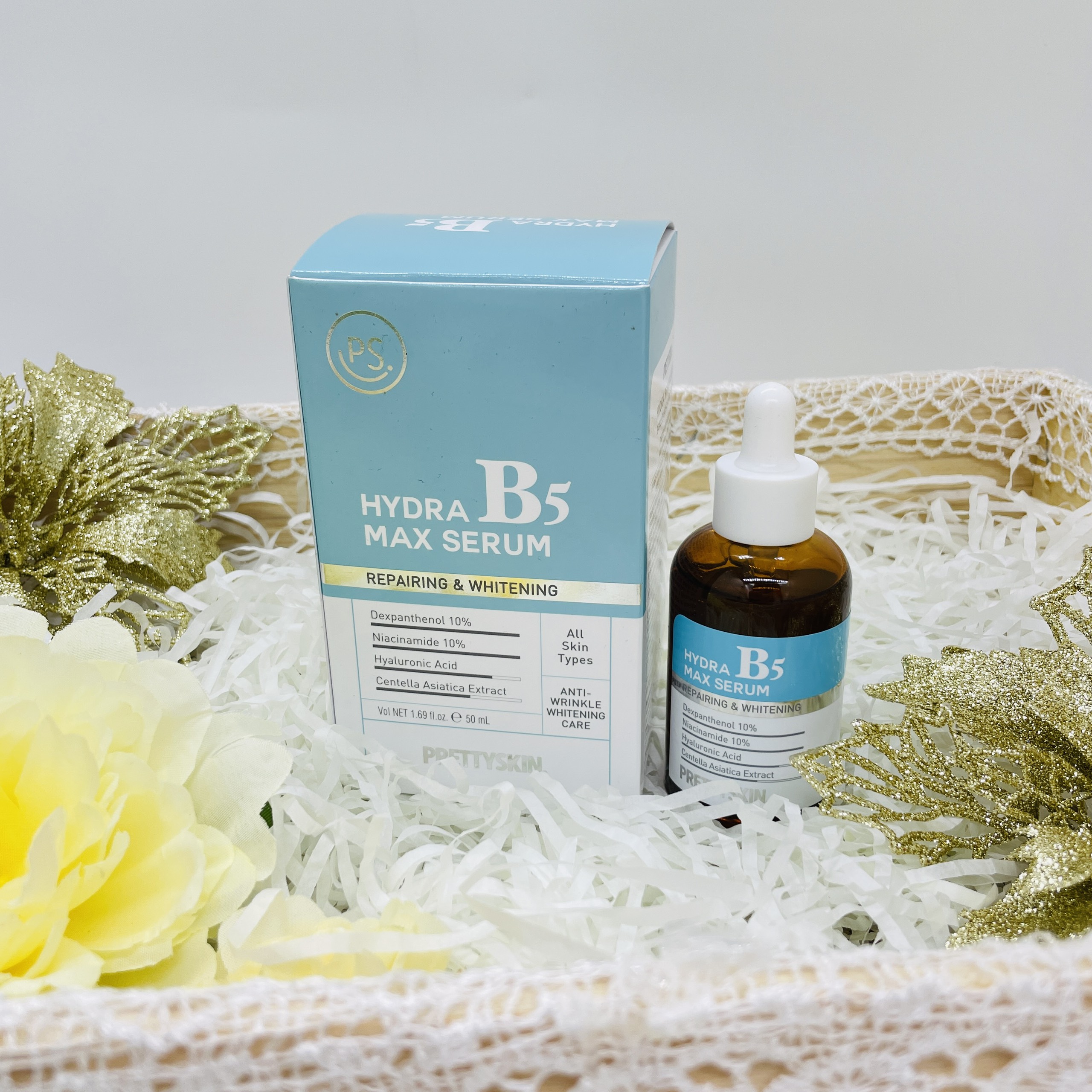 Serum Phục Hồi, Dưỡng Trắng Da Prettyskin Hydra B5 Max Serum 50ml