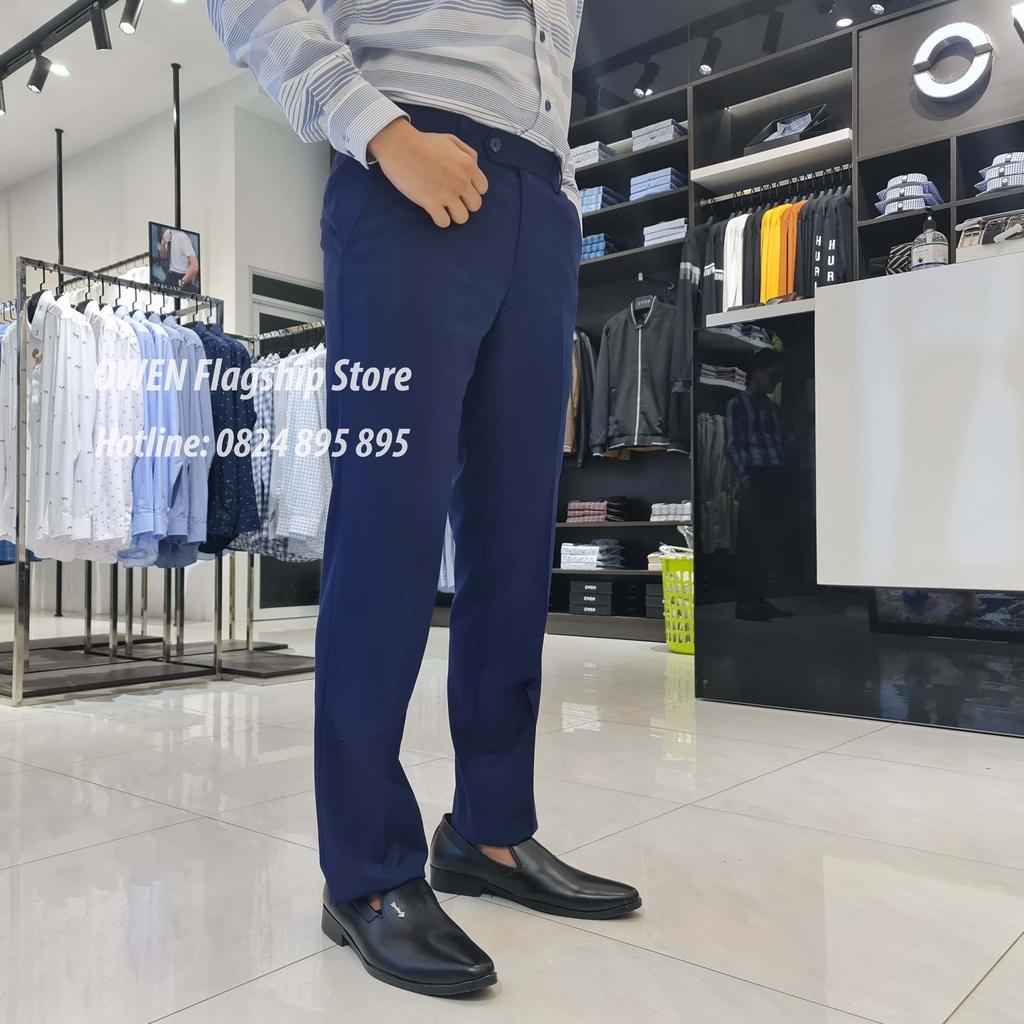 OWEN - Quần âu nam công sở dáng REGULAR trợ cạp Tăng đơ co dãn mã QRT20527