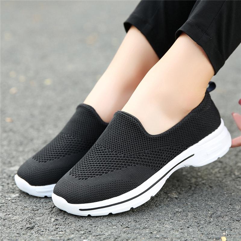 Giày Sneaker Thể Thao Đế Mềm Cho Nữ