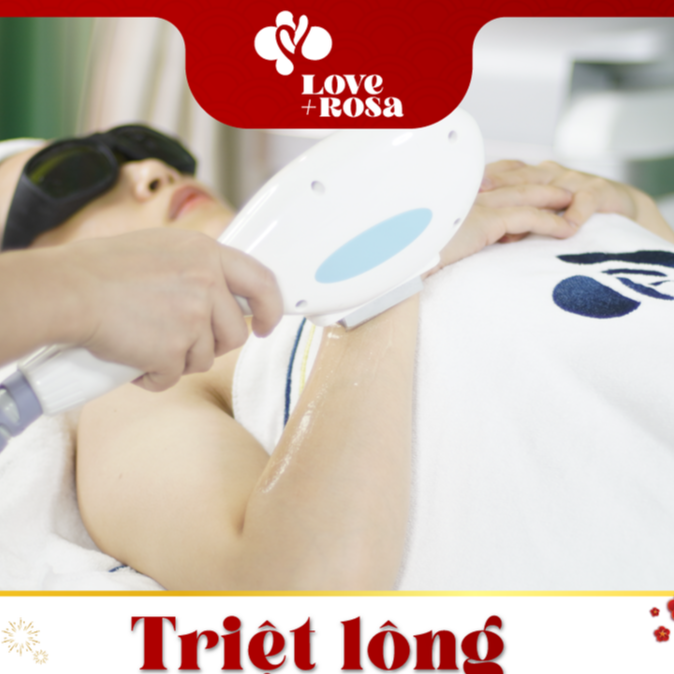 TRIỆT LÔNG VÙNG NGỰC VÀ BỤNG (NAM) Tại LOE + ROSA