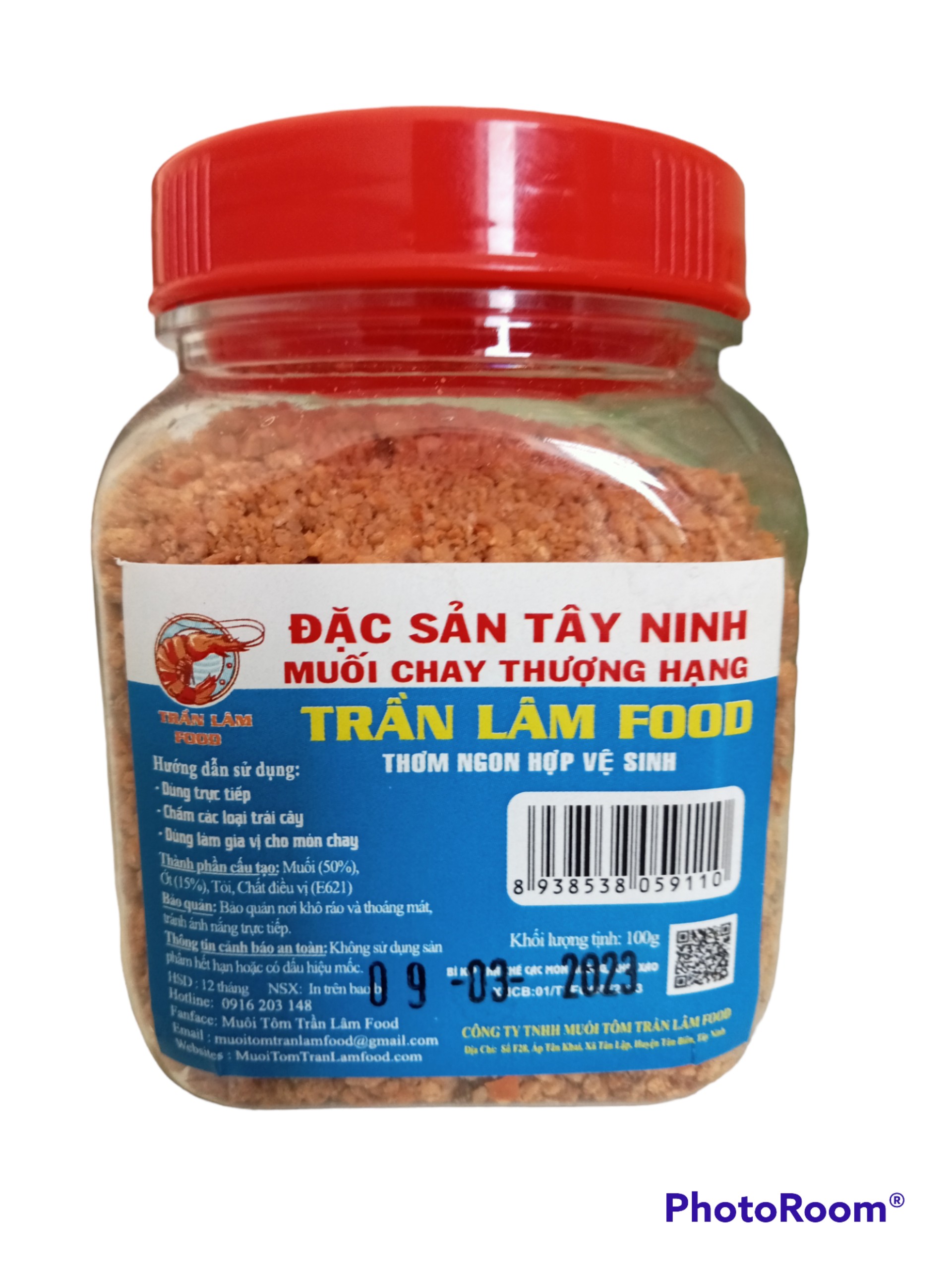 [OCOP] Muối chay thượng hạng Trần Lâm Food hũ 100g