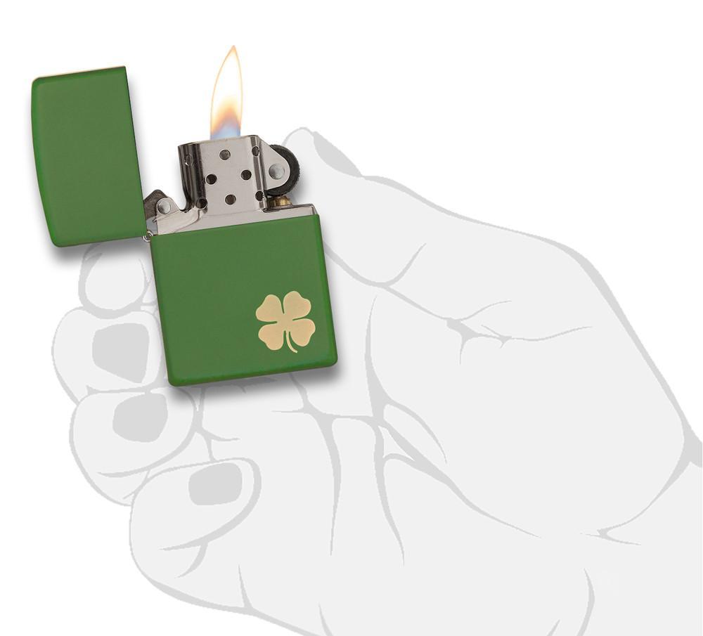 Bật Lửa Zippo Matte Clover 21032