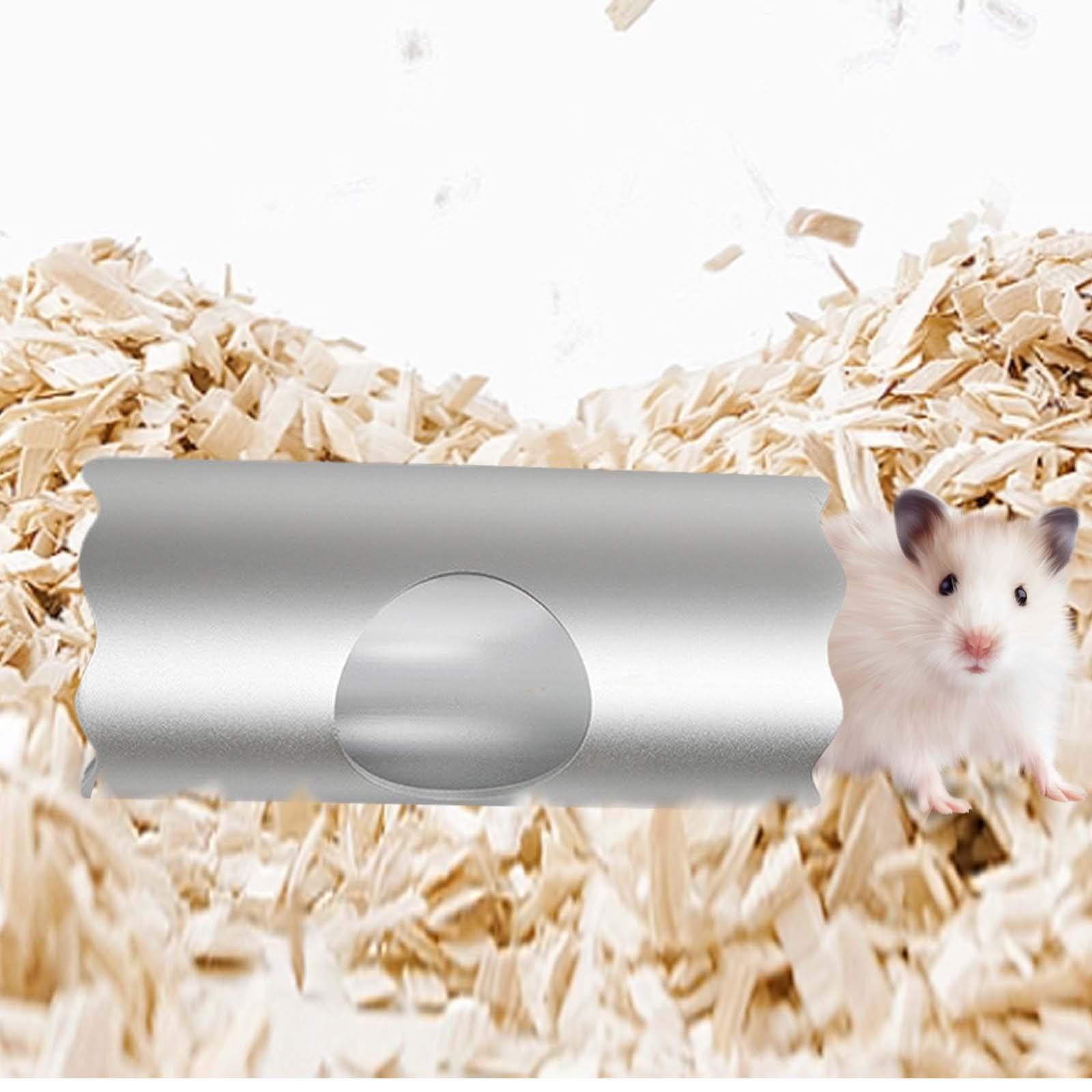 Hamster Tunnel Hideout Durable Aluminum Alloy for Little Rabbit Rats Hamster