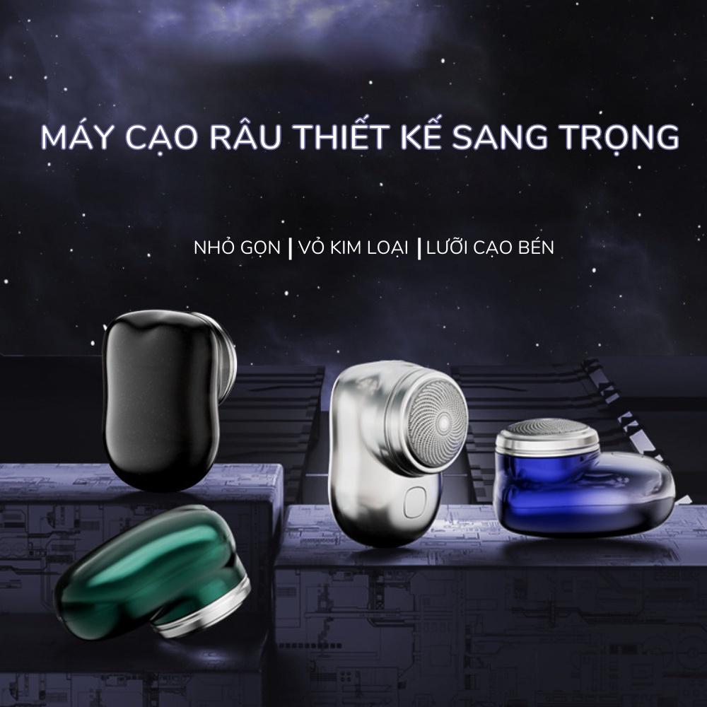 Máy cạo râu mini nam bỏ túi sạc pin SHK-888, thiết kế nhỏ gọn sang trọng,chất liệu cao cấp chống nước, bảo hành 12 tháng