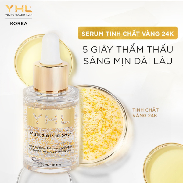 Serum trị mụn trắng da Hàn Quốc YHL Chính Hãng