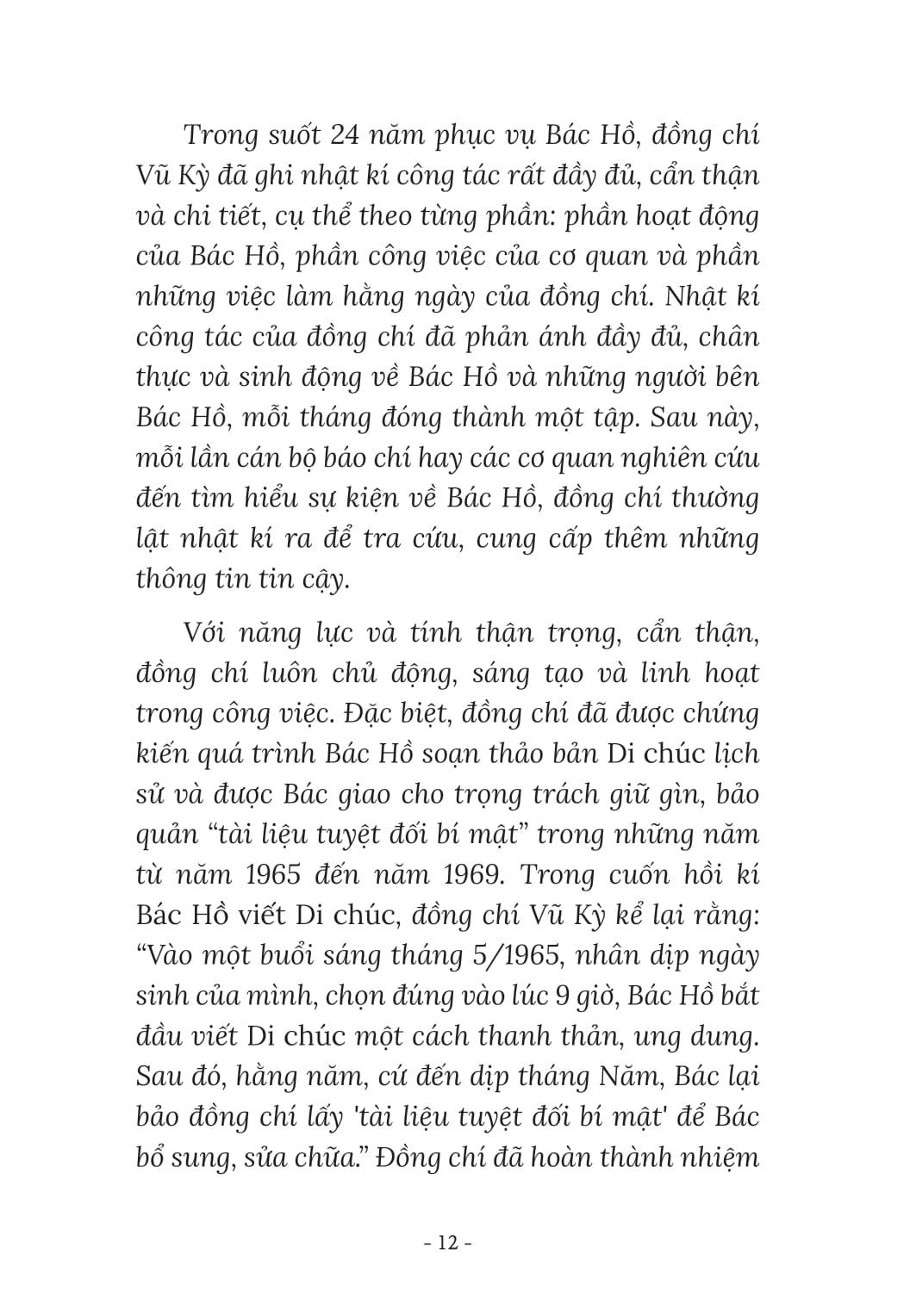 Sách - Thư Kí Bác Hồ Kể Chuyện