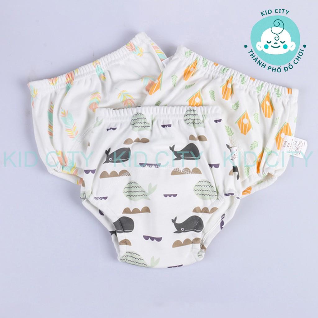 Quần bỏ bỉm 6 lớp Kid City, chất liệu mềm mại, thoáng mát, chống hăm cho bé từ 4-17kg