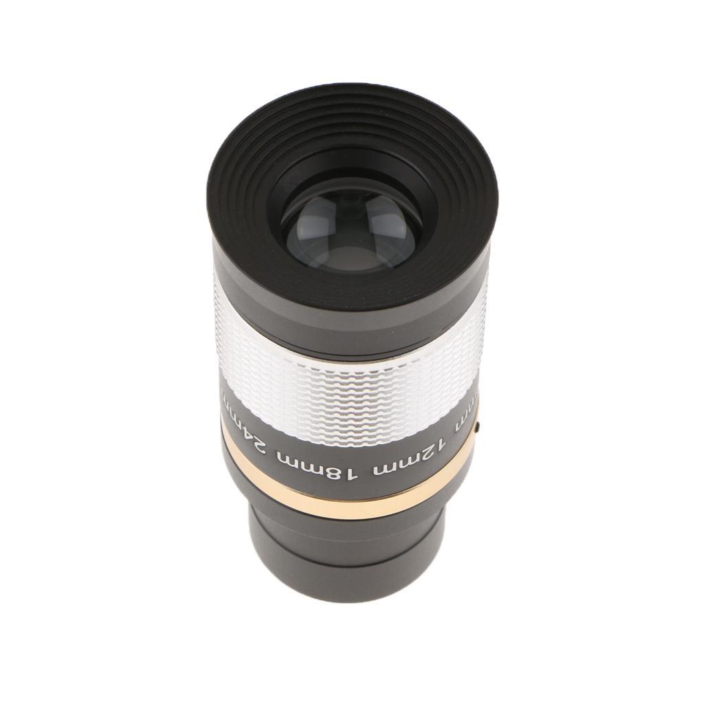 Metal 1.25” 8-24mm Eyepiece+4x Lens Filter Set for Astronomy Telescope
