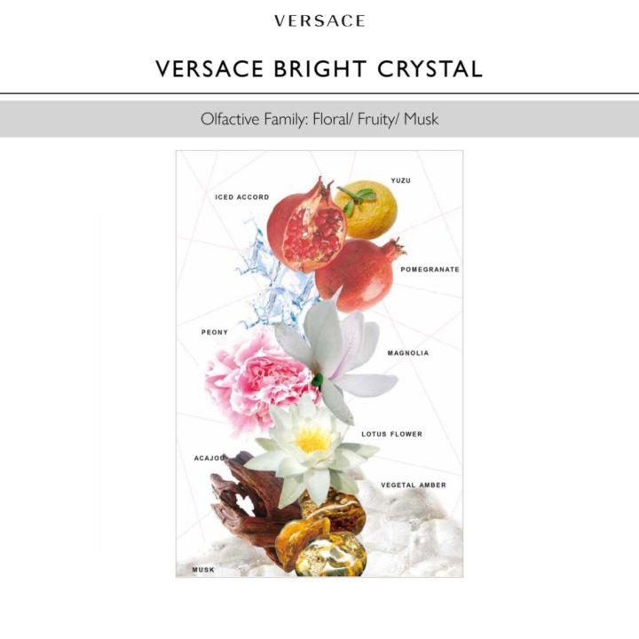 Nước hoa nữ Versace Bright Crystal EDT 30ml 50ml 90ml - Hàng chính hãng full box nguyên seal