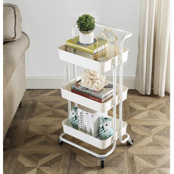 Kệ 3 Tầng Đa Năng, Giá Để Đồ Bỉm Sữa, Xe Đẩy Spa Nhập Khẩu