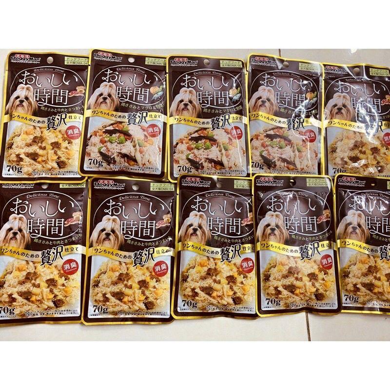 Pate doggyman vị bò,gà cho chó gói 70g