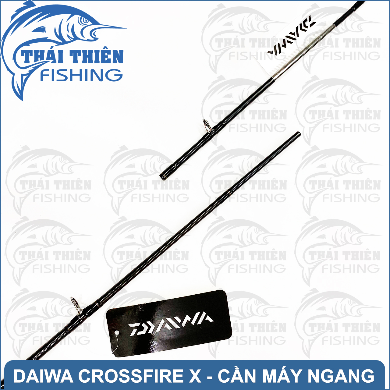 Cần Lure Máy Ngang Daiwa Crossfire X Dùng Câu Cá Lóc Chẽm Mú