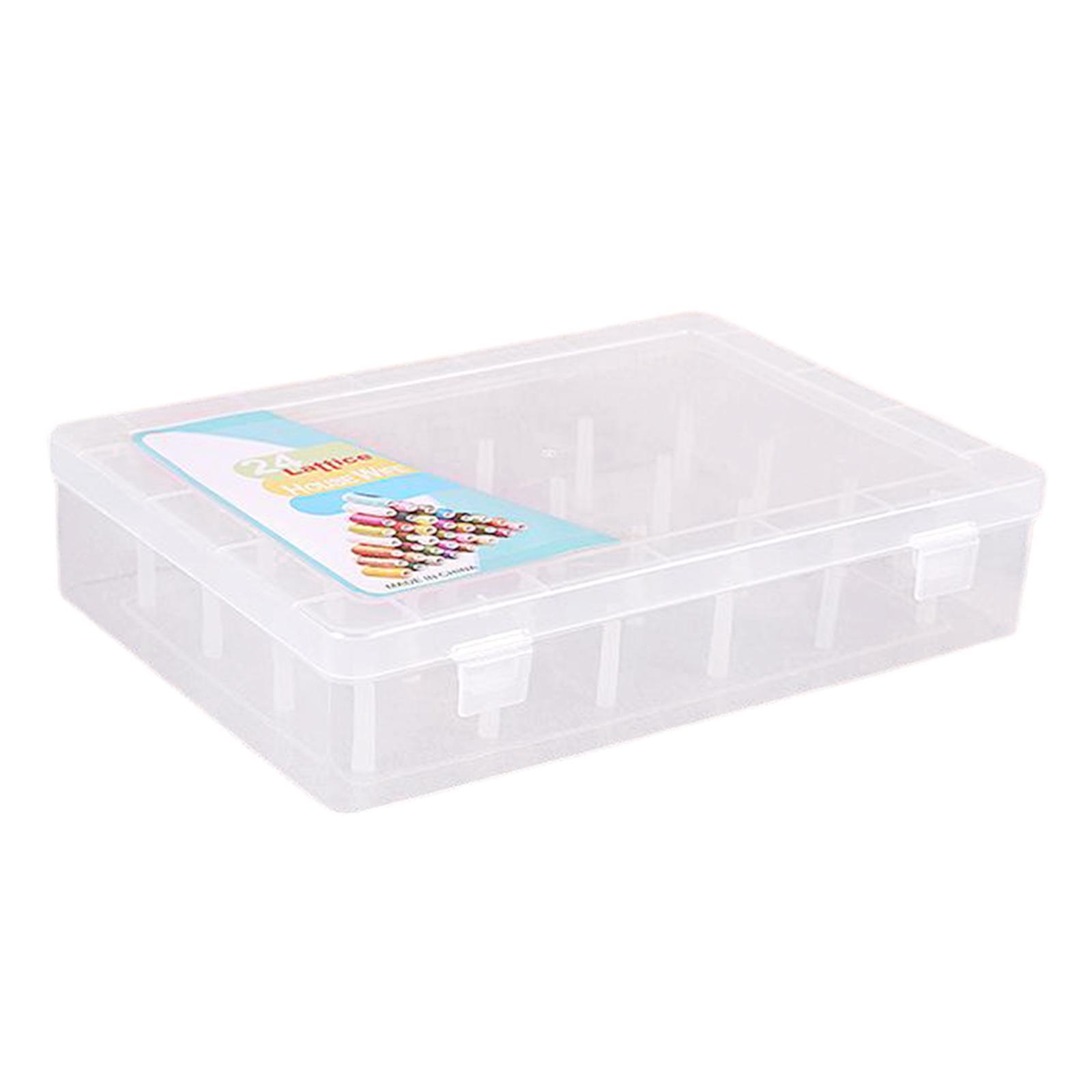 2pcs Embroidery Floss Thread Storage Organizer Box Sewing Thread Bobbins Holder