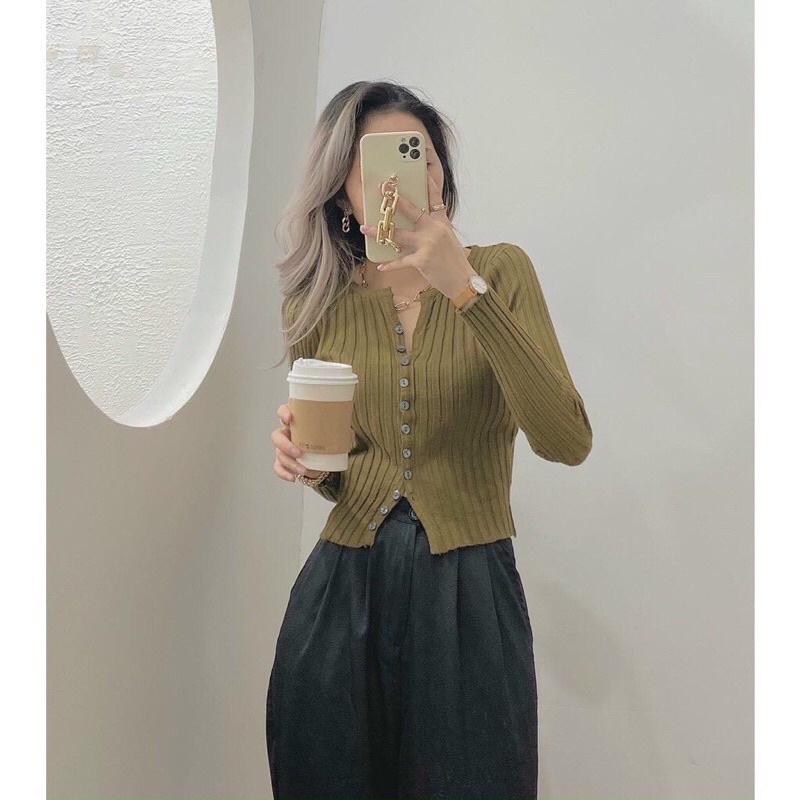 3029. ÁO LEN GÂN TAY NGẮN BASIC