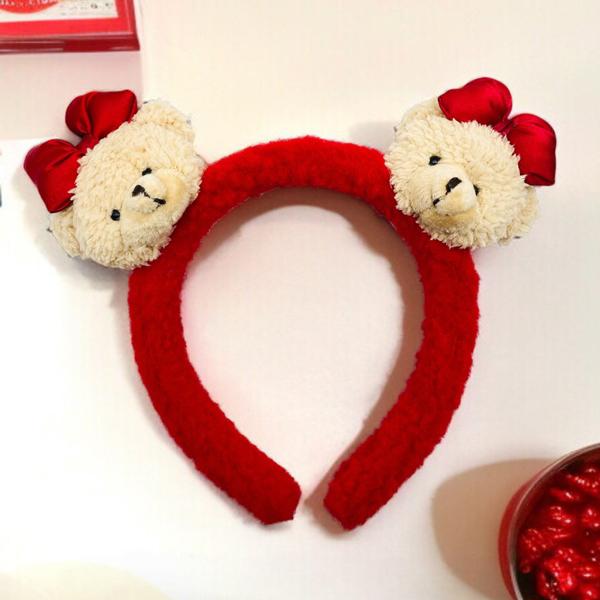 Băng Đô Giáng Sinh Teddy Đeo Nơ - ZooZoo 5025