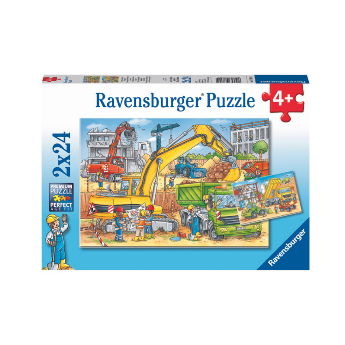 Xếp hình puzzle Hard at Work 2 bộ 24 mảnh RAVENSBURGER 078004