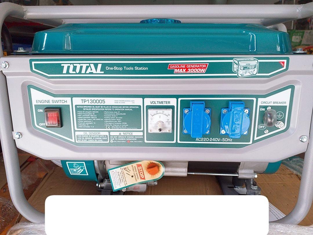 MÁY PHÁT ĐIỆN ĐỘNG CƠ XĂNG 3.0KVA TOTAL TP130005 - HÀNG CHÍNH HÃNG