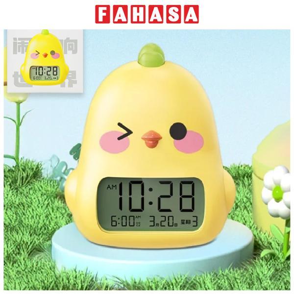 Đồng Hồ Điện Tử Đa Năng Gà Con - Deli LE112 - Màu Vàng