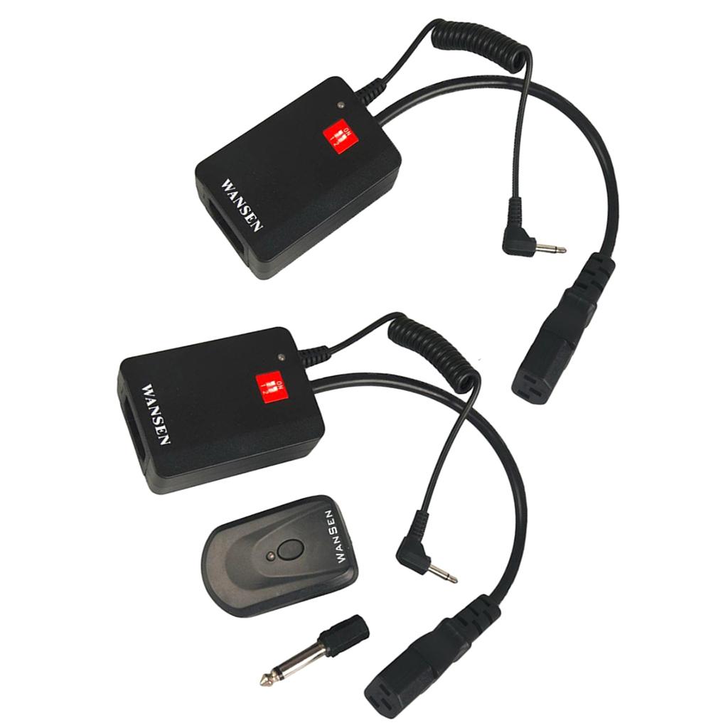 WS AC-04 4CH Wireless Radio Studio Flash Trigger + 2 Receivers for Strobe