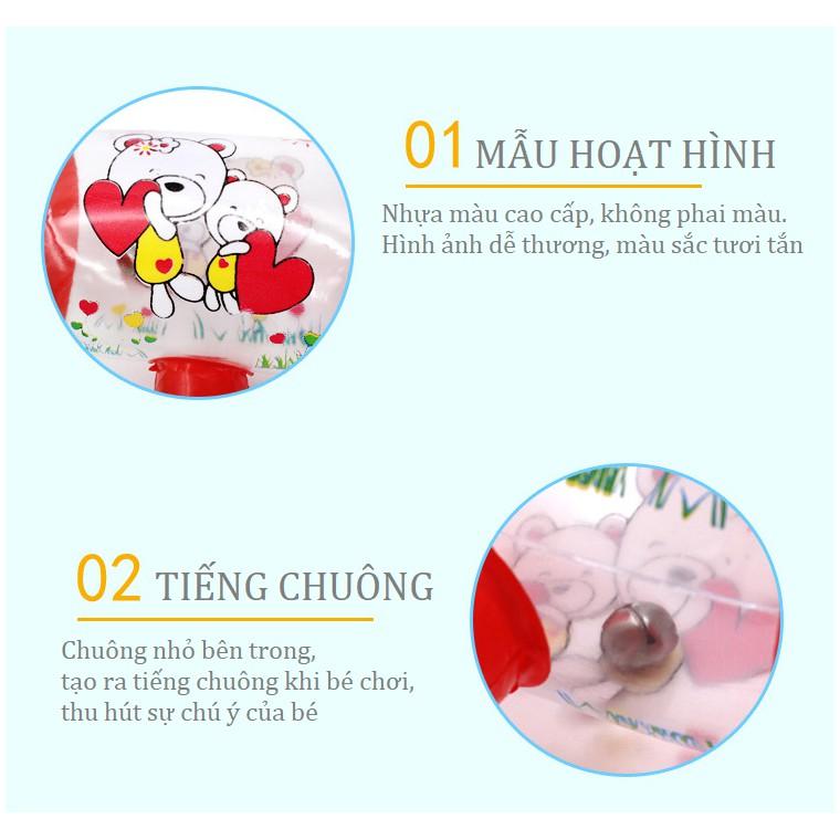 Búa phao bơm hơi size nhỏ cho bé có kèm chuông bên trong