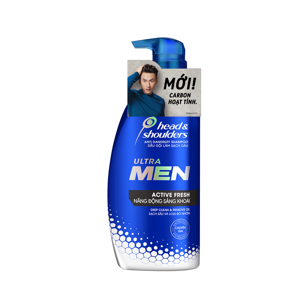 Dầu Gội HEAD &amp; SHOULDERS Ultra Men Năng Động Sảng Khoái Chai 650ml