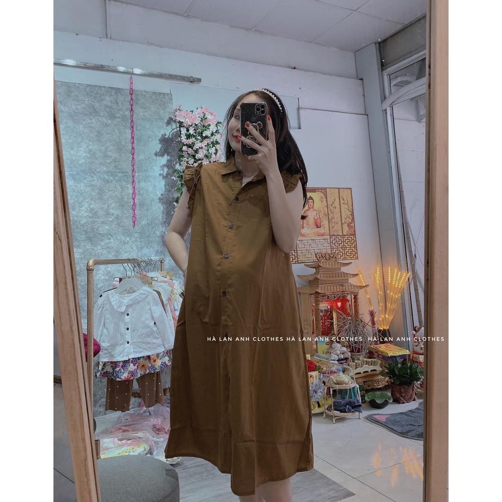 Váy bầu thiết kế thời trang M3 đầm bâu suông mùa hè - bauxinh