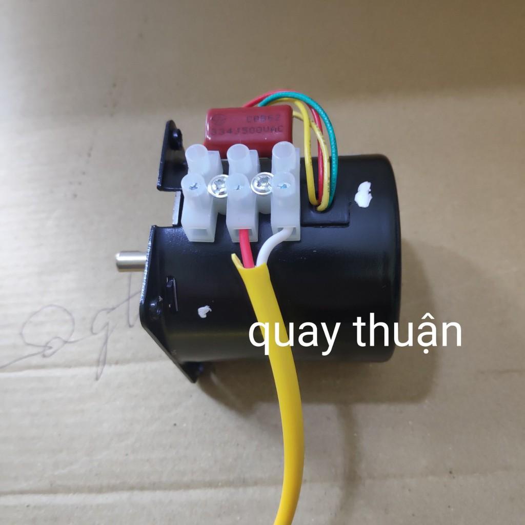 Mô tơ giảm tốc 220v 30W + ốc nhông