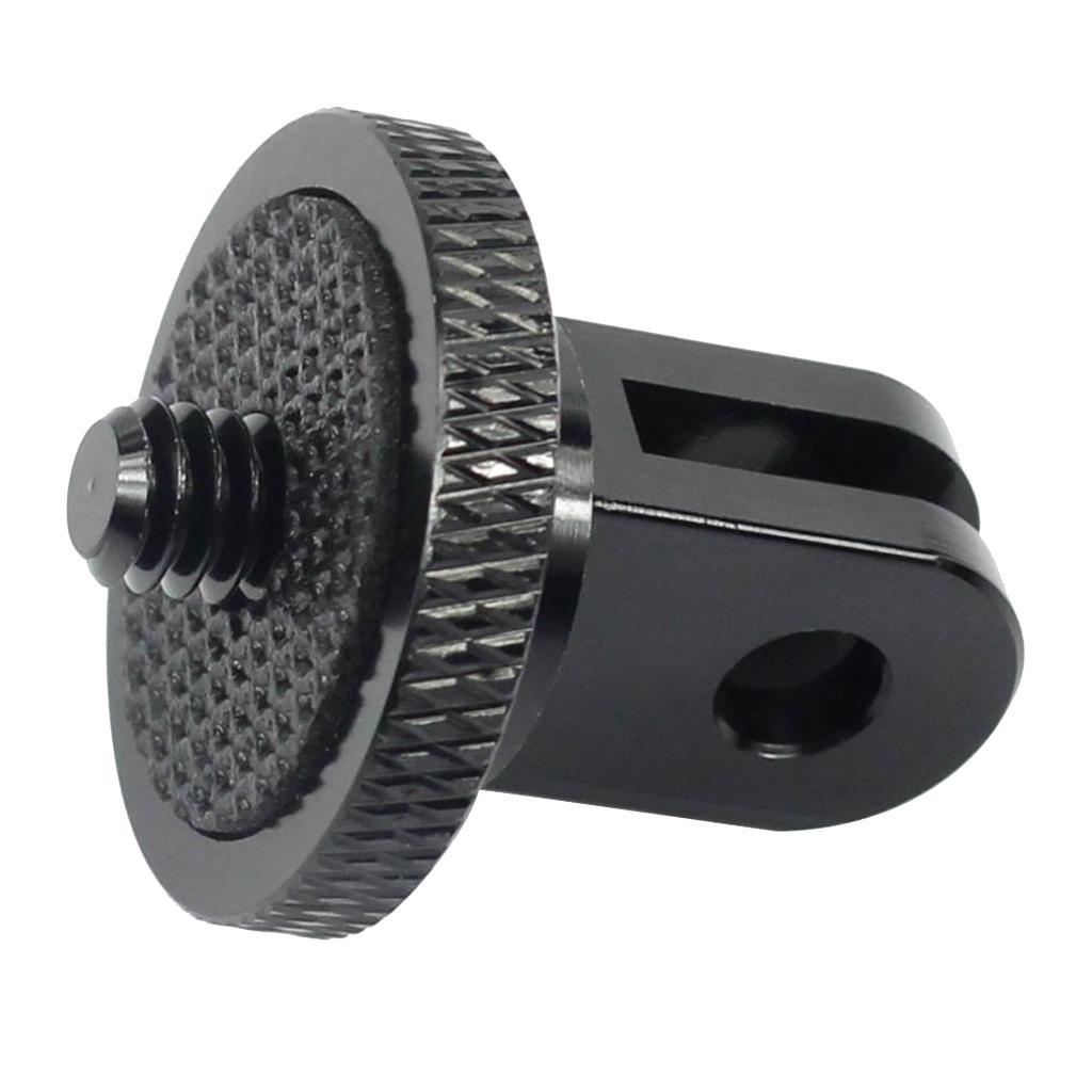 Aluminum Alloy Mini Tripod Adapter 1/4 Screw Head For  Action Camera