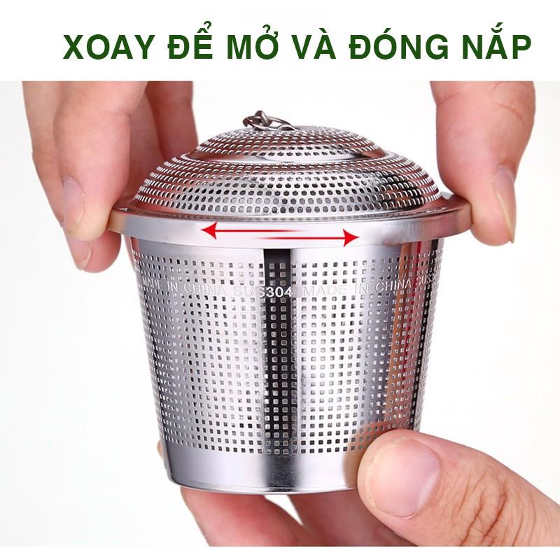 Bộ lọc pha trà đa năng bằng inox