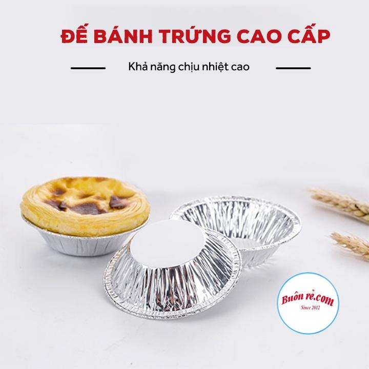 Set 250 đế bạc làm bánh tart trứng dùng 1 lần tiện lợi - Bát đựng gia vị, nước chấm dùng 1 lần 01459