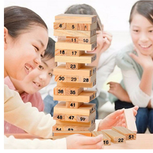 BỘ ĐỒ CHƠI RÚT GỖ WISS TOY và 4 xúc xắc - BY9020