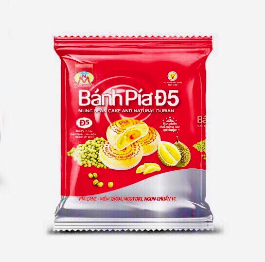 Bánh pía Đ5 đậu xanh SẦU RIÊNG chín 360g