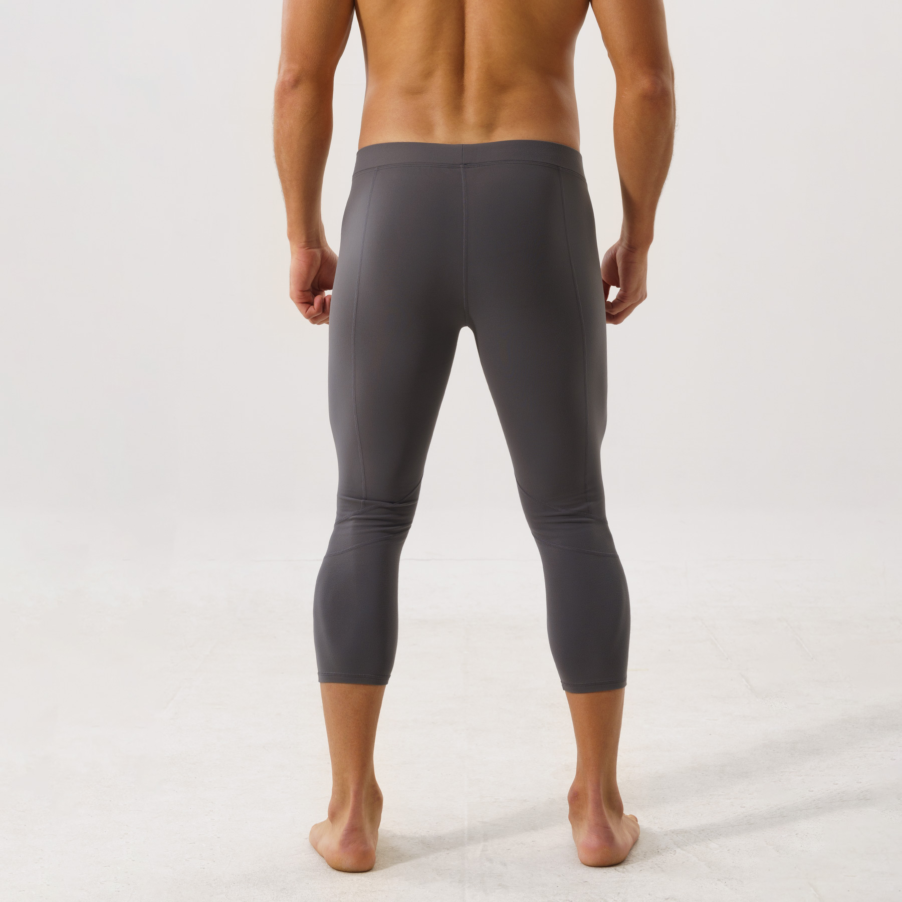 Quần leggings tập gym cho nam Hibi Sports M104 - Loại lửng 3/4 không túi